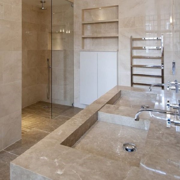 Light Emperador Bathroom Finishing